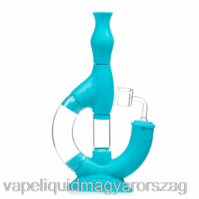 Ooze Echo Szilikon Vízpipa Aqua Kékeszöld (kékeszöld) Vape Toll